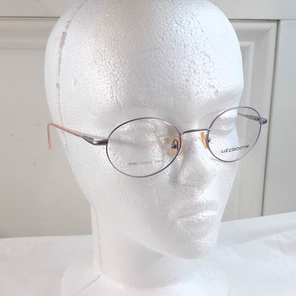Liz Claiborne eyeglasses frame LC‎ 140 Lavender pastel purple 50-20-135 women's
